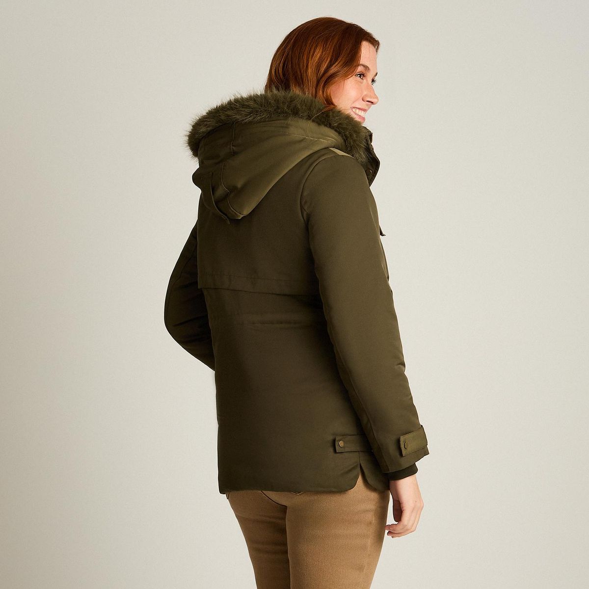 LORENZO DI PONTTI - Parka Básica Mujer Verde