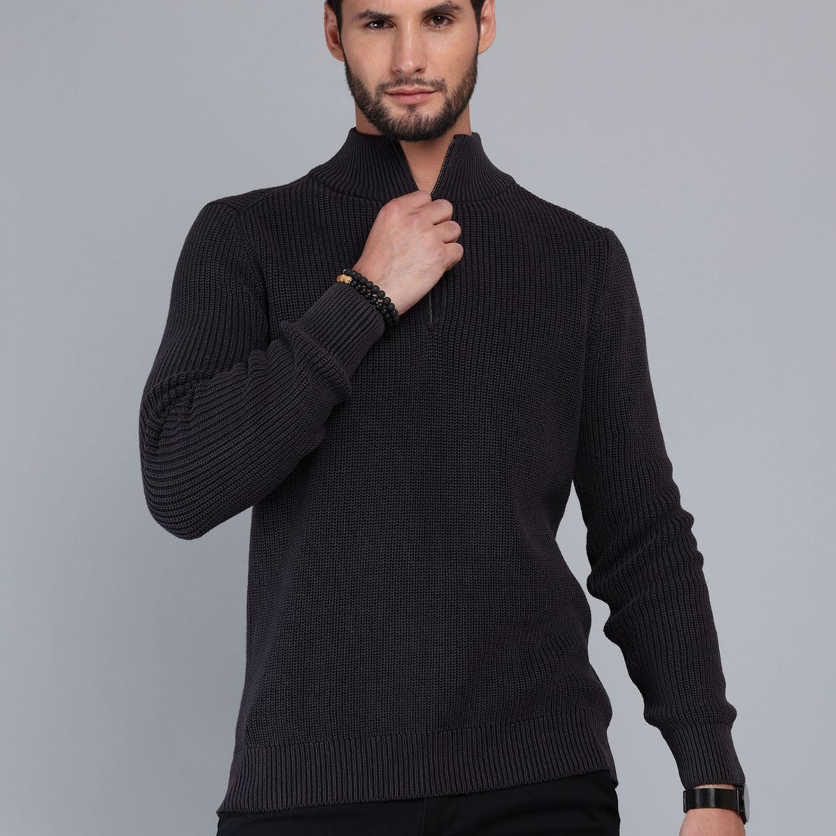 ARROW - Sweater Stone Wash Regular Fit Negro Arrow ARROW