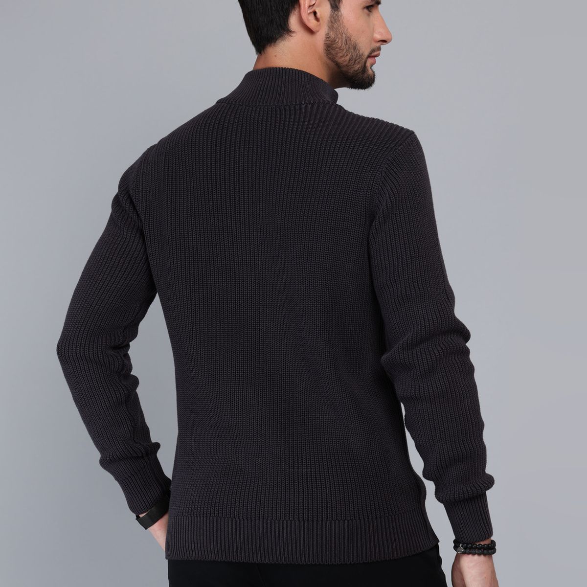 ARROW - Sweater Stone Wash Regular Fit Negro Arrow ARROW