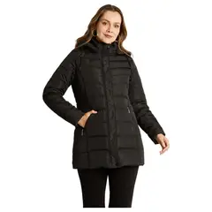 LORENZO DI PONTTI - Parka Básica Mujer Negro