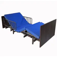 GENERICO - Colchón Clínico 4 Pliegues con Orificio 190x90 cm Color Azul