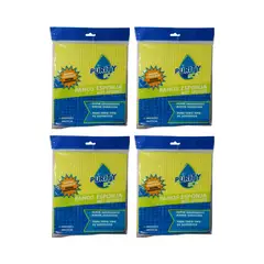 GENERICO - Pack Paño Esponja 12 Unidades , Limpieza Eficaz