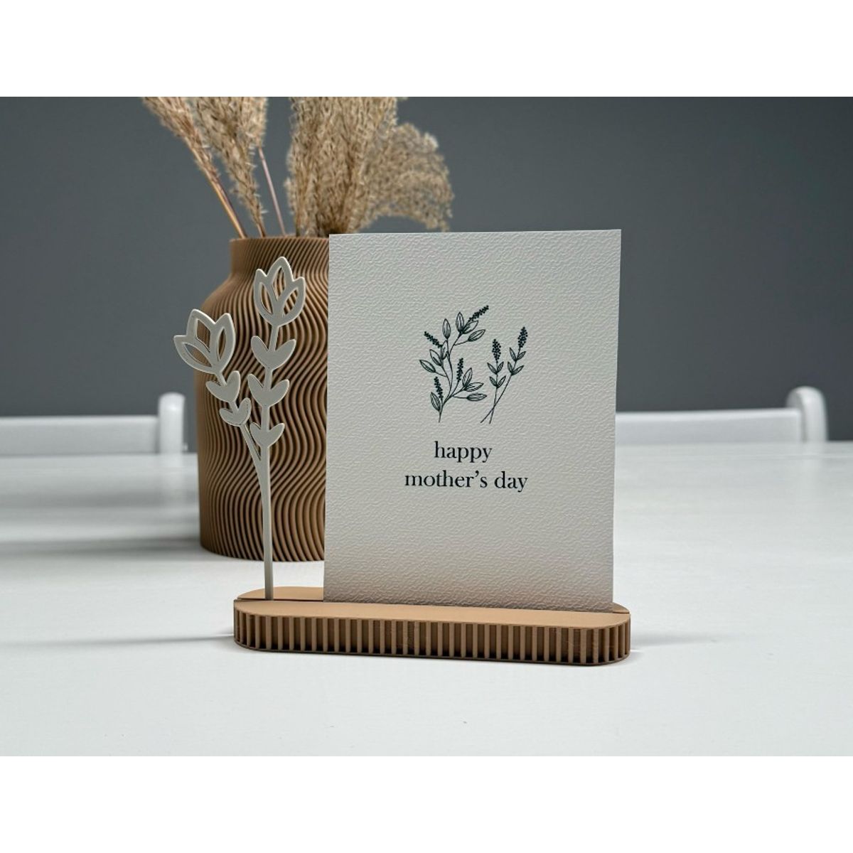 GENERICO - Figura Decorativa Portafotos  Porta tarjetas Día de la Madre