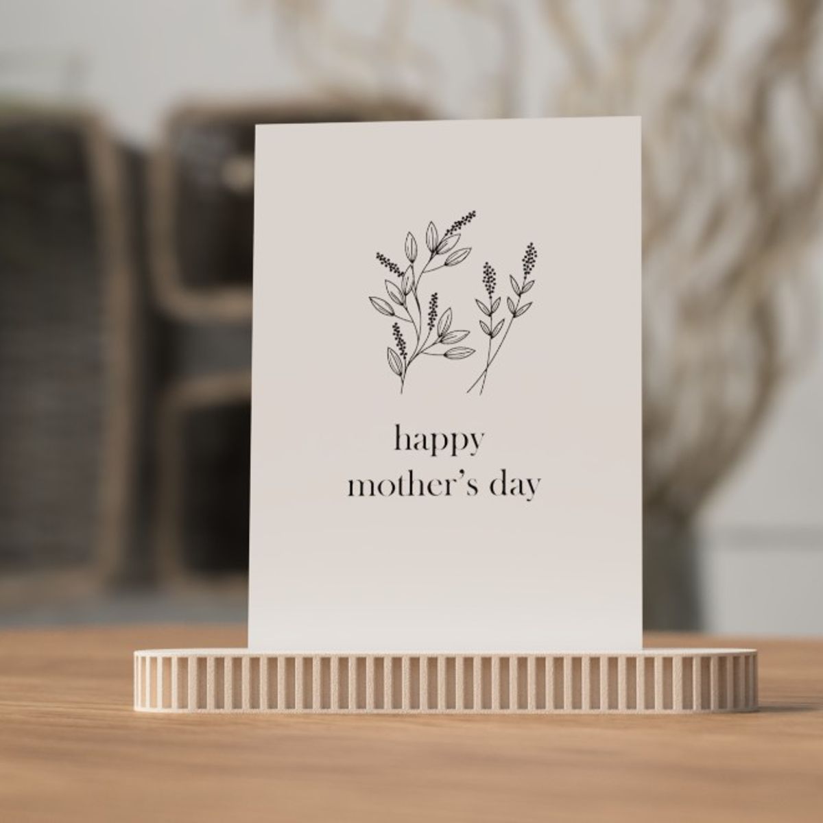 GENERICO - Figura Decorativa Portafotos  Porta tarjetas Día de la Madre