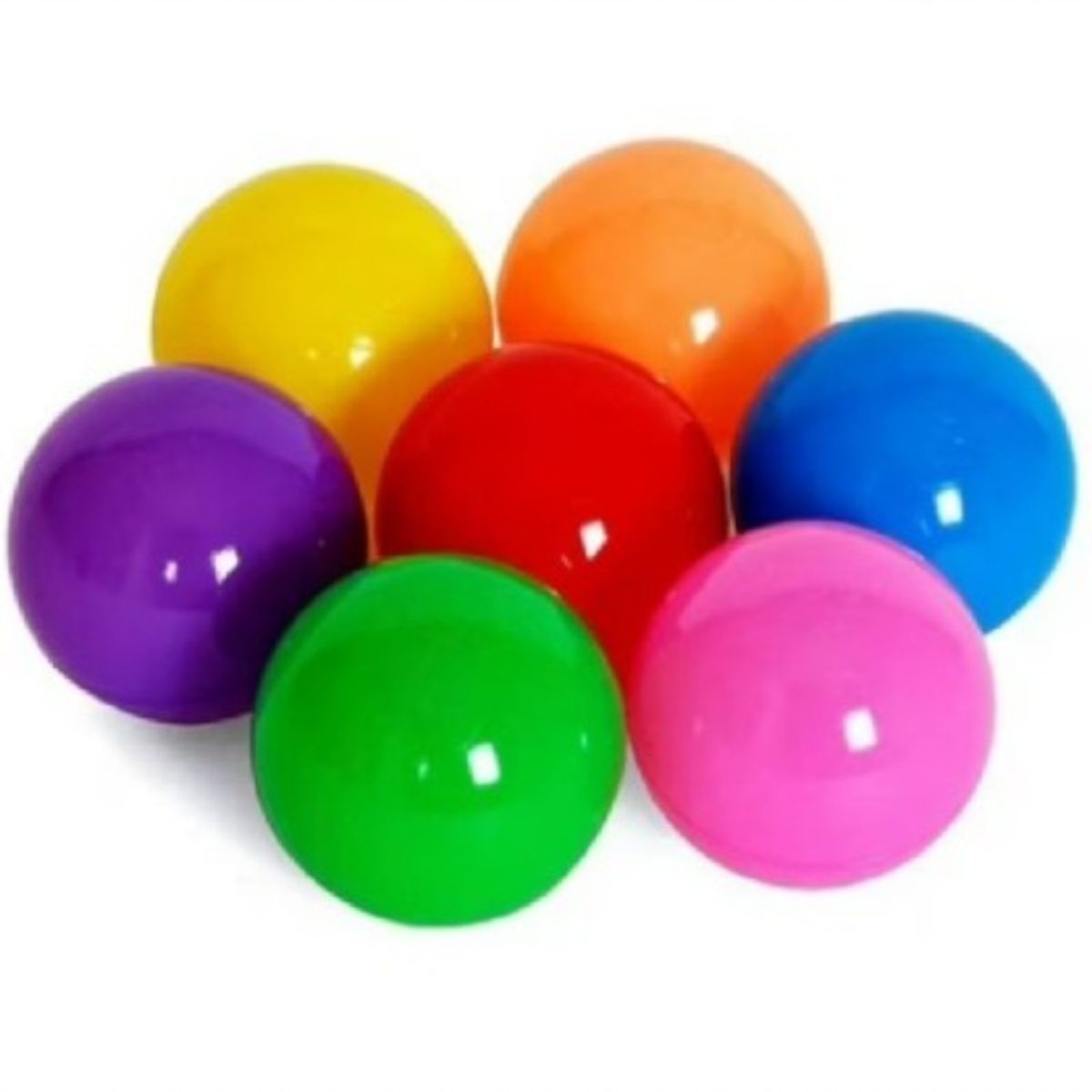 GENERICO - SET DE PELOTAS PLASTICAS PARA PISCINA 100 UNIDADES