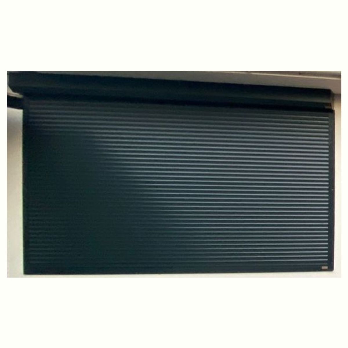PERSIALUX - Persiana Exterior de Seguridad Color Negro de 1mts. Ancho x 1mts. Alto  Motorizada