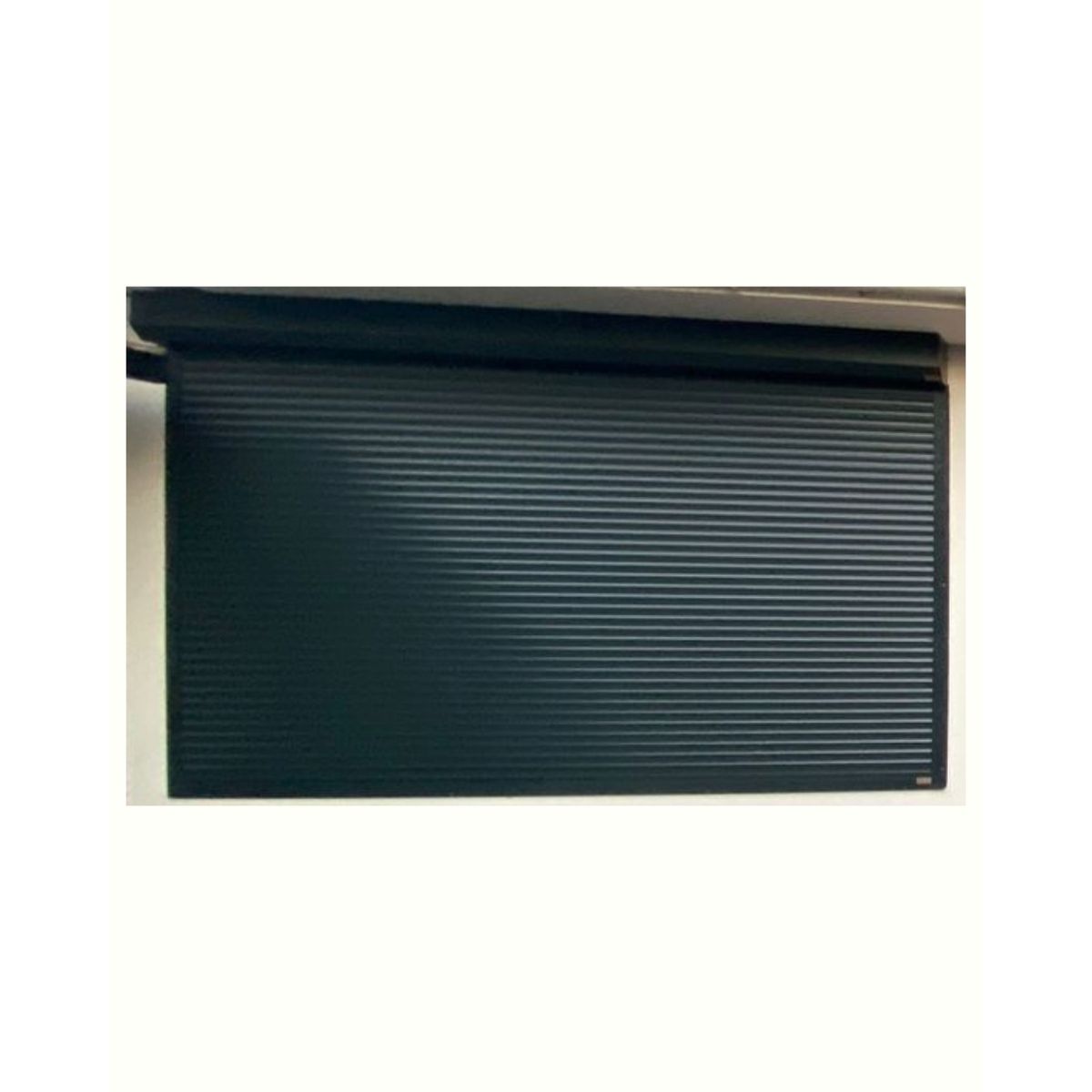 PERSIALUX - Persiana Exterior de Seguridad Color Negro de 1mts. Ancho x 1mts. Alto  Motorizada