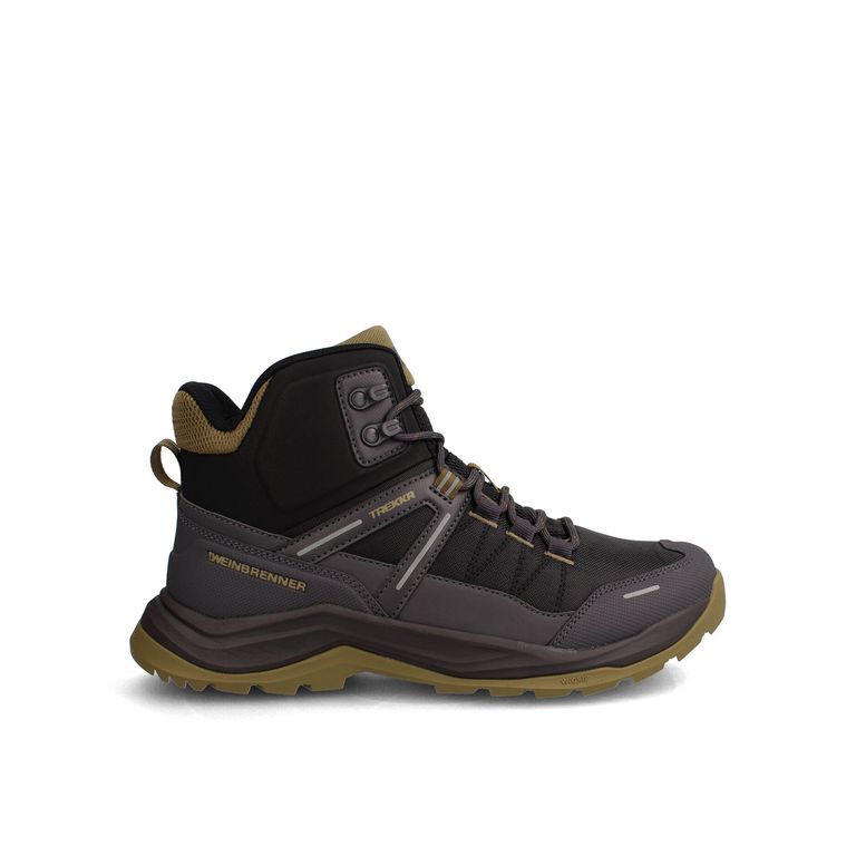 Botín Outdoor Hombre Trekkr 100 High V2 Gris
