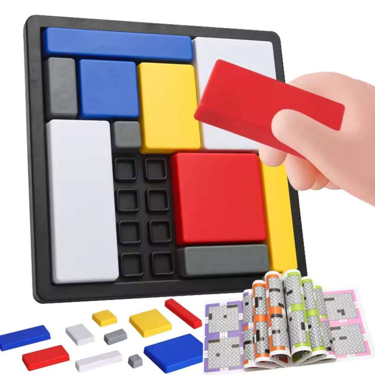 GENERICO - Juguete Didáctico Puzzle Pensamiento Lógico Portátil 88 Desafíos