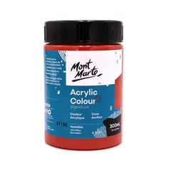 MONT MARTE - Pintura Acrílica 300ml Rojo Bermellón