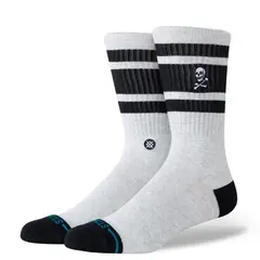 STANCE - Socks Boyd Skull Crew Heather Grey