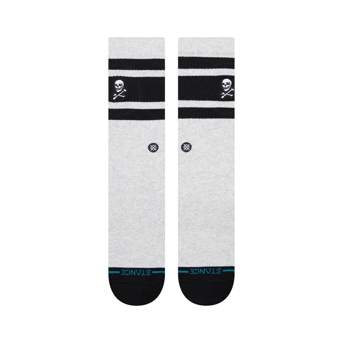 STANCE - Stance Socks Boyd Skull Crew Heather Grey