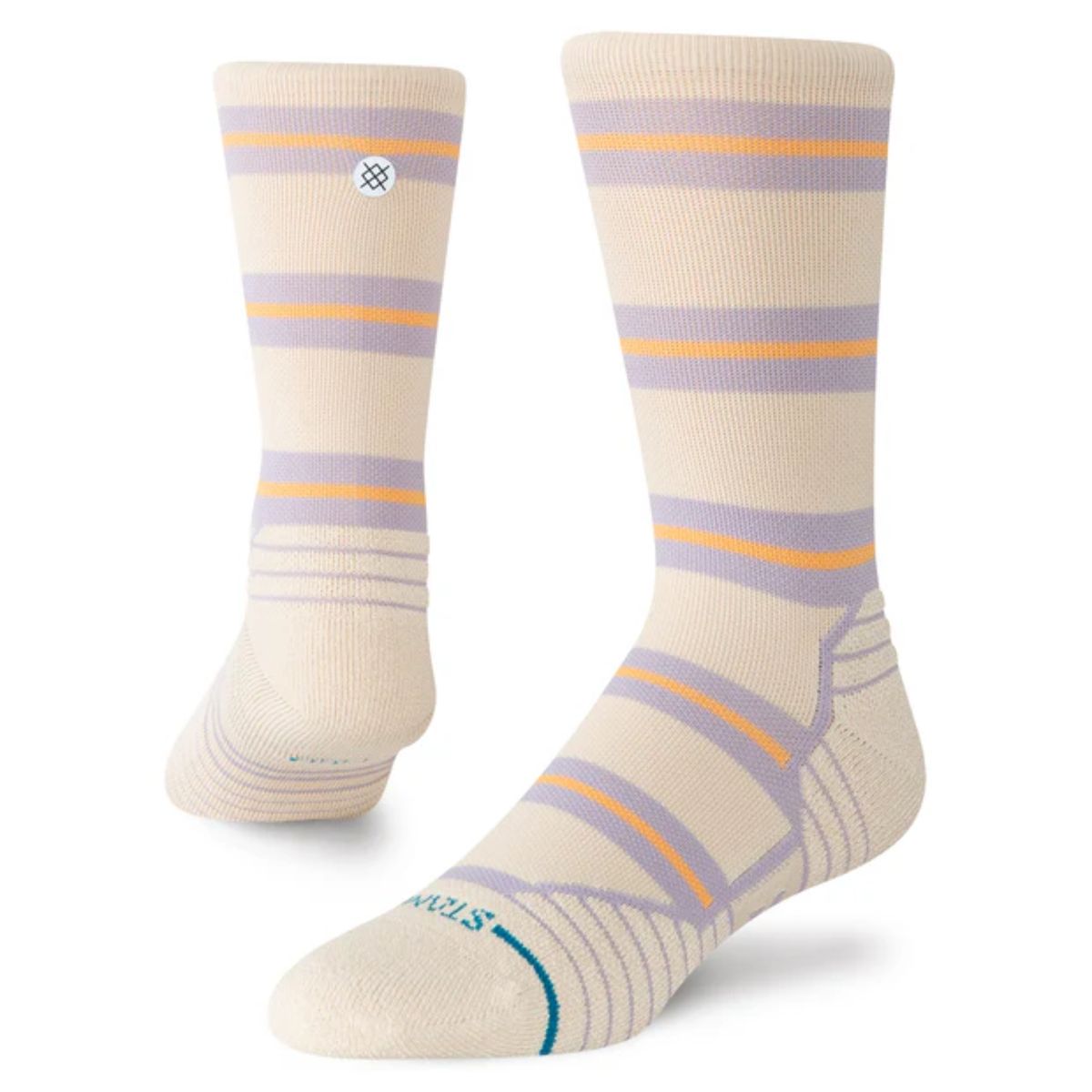 STANCE - Stance Socks Beam Stripe Mid Crew Oatmeal