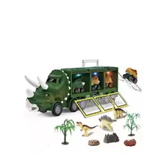GENERICO - Camión Transporte Dinosaurios Juguete con Figuras Niños