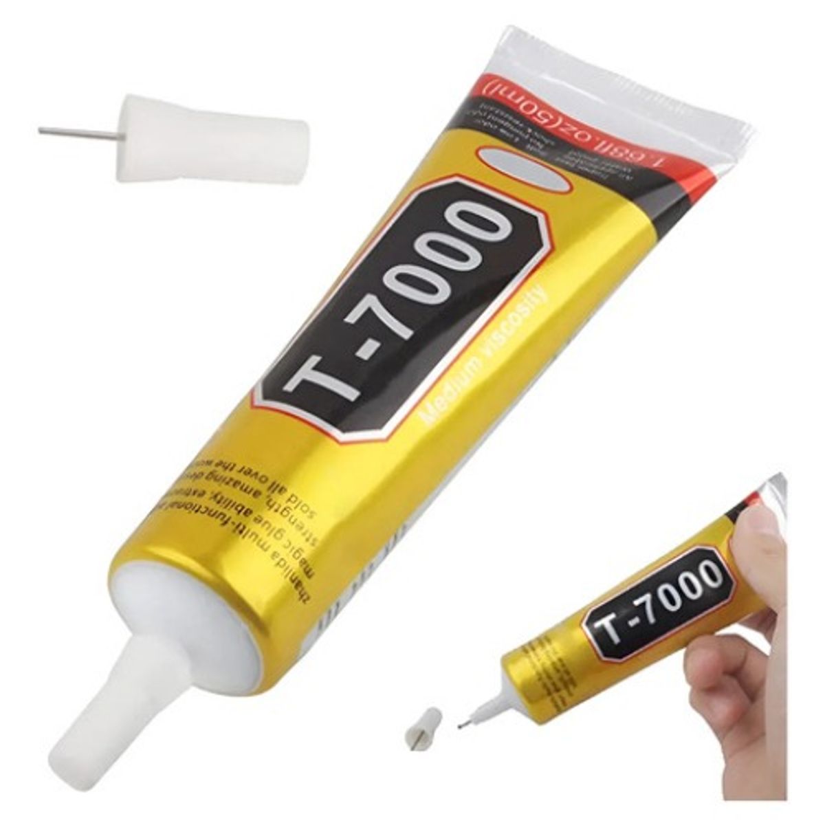 GENERICO - Pegamento Adhesivo Para Celulares T-7000 Negra 50ml