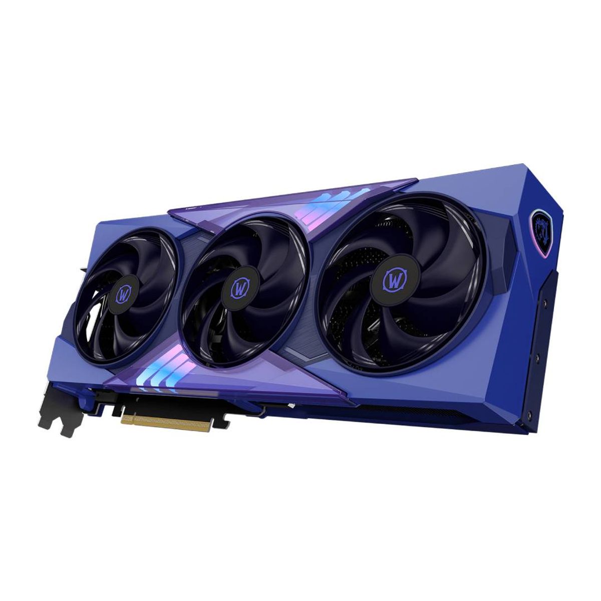 MSI - Tarjeta de Video MSI RTX 5070 12G WoW MIDNIGHT VOID EDITION OC