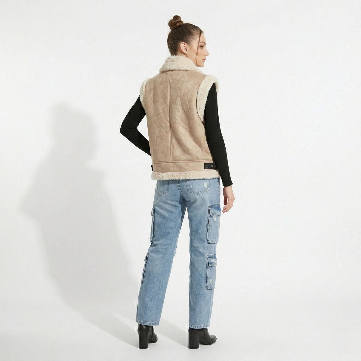 D'JOE - Chaleco Eco Soft Forro Chiporro Polar Mujer