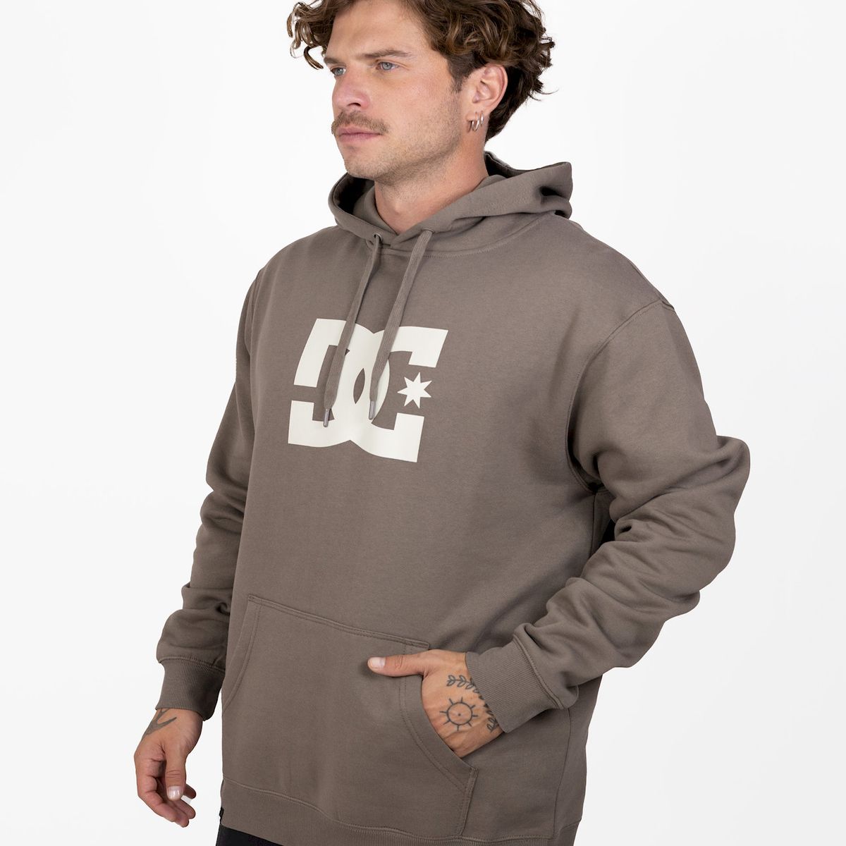 DC SHOES - Poleron Hombre Star Ph M Otlr Café DC