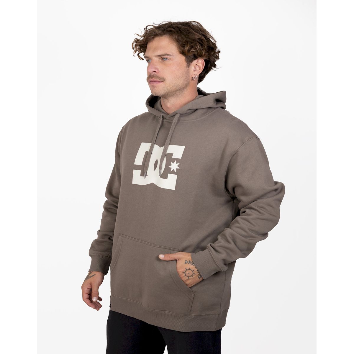 DC SHOES - Poleron Hombre Star Ph M Otlr Café DC
