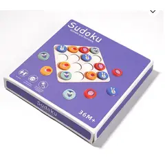 GENERICO - Sudoku de Madera para Preescolares desde 3 Años