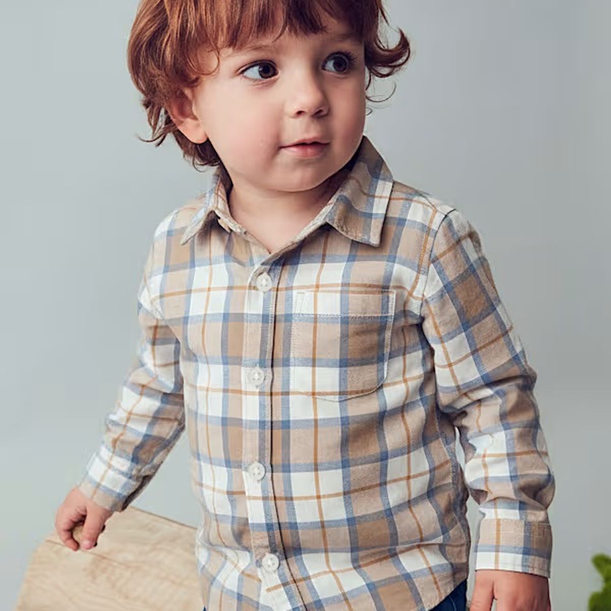 MAYORAL - Camisa cuadros bebé