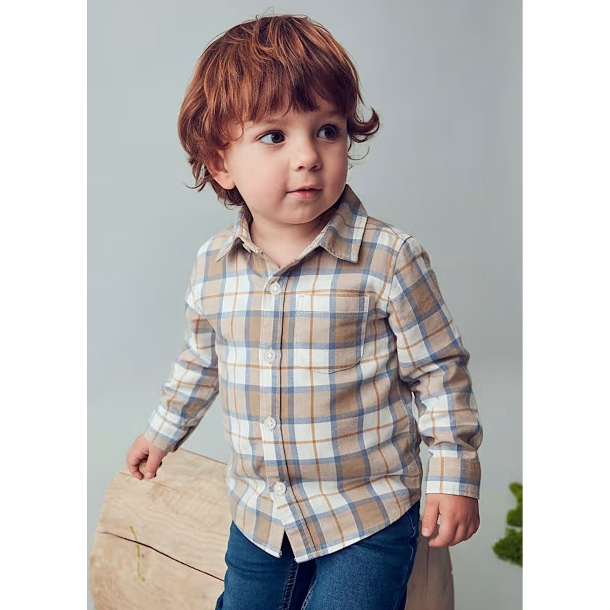 MAYORAL - Camisa cuadros bebé