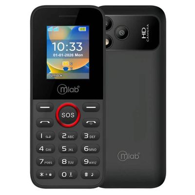Microlab Teléfono Celular De Adulto Mayor 5G Sos Dual Sim