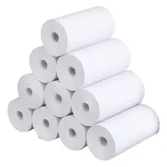GENERICO - 10 Rollos De Papel Térmico 57mm X 25mm