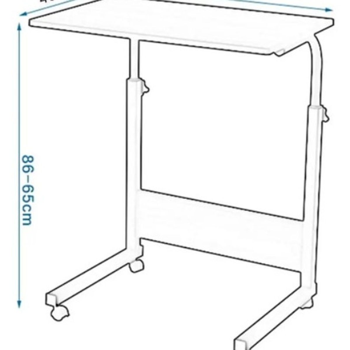 GENERICO - Mesa Notebook Tablet Cama Sofa 60x40cm Ajustable