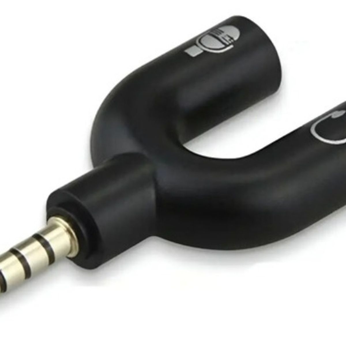 GENERICO - 10 Splitter 3.5mm Adaptador Audio Separa Microfono Audifono