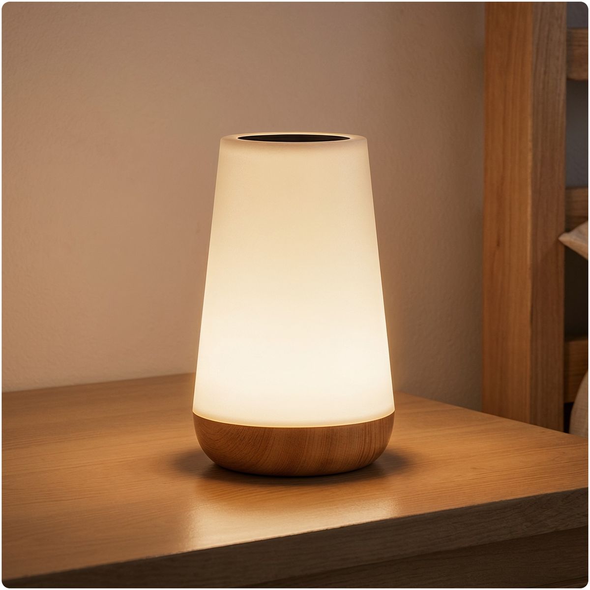 OEM - Lampara portatil recargable de mesa velador escritorio con control remoto