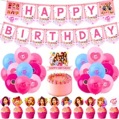 GENERICO - Set Cumpleaños Twice K-pop Cotillón