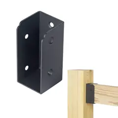 GENERICO - Soporte Para Baranda De Terraza Y Escalera 2x4 Acero Inox