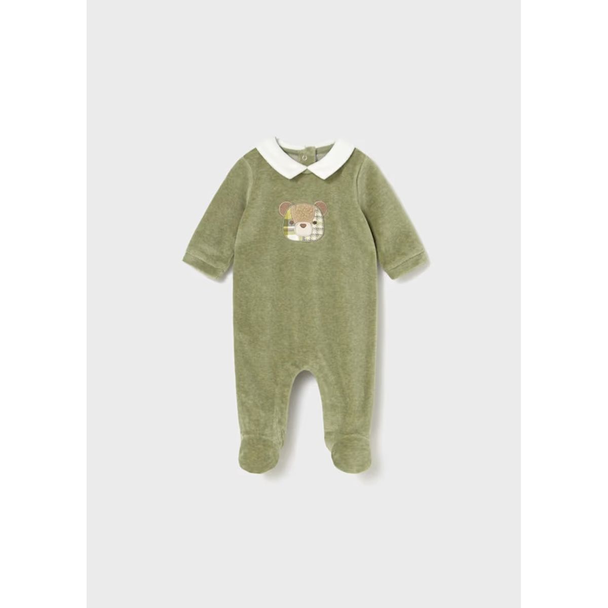 MAYORAL - Enterito Pelele tundosado con cuello recién nacido