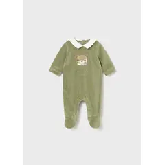 MAYORAL - Enterito Pelele tundosado con cuello recién nacido