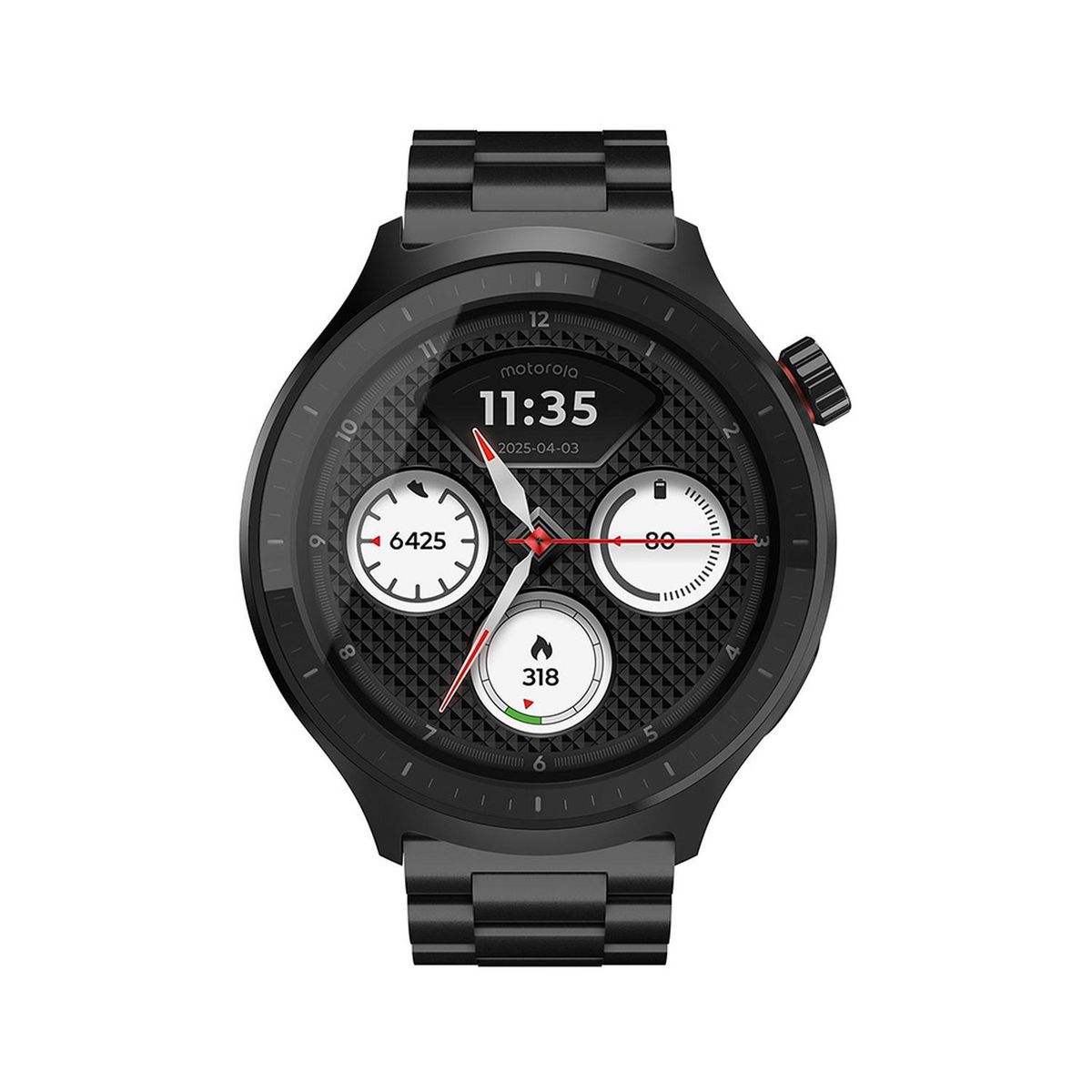 MOTOROLA - Motorola Moto watch negro metalico