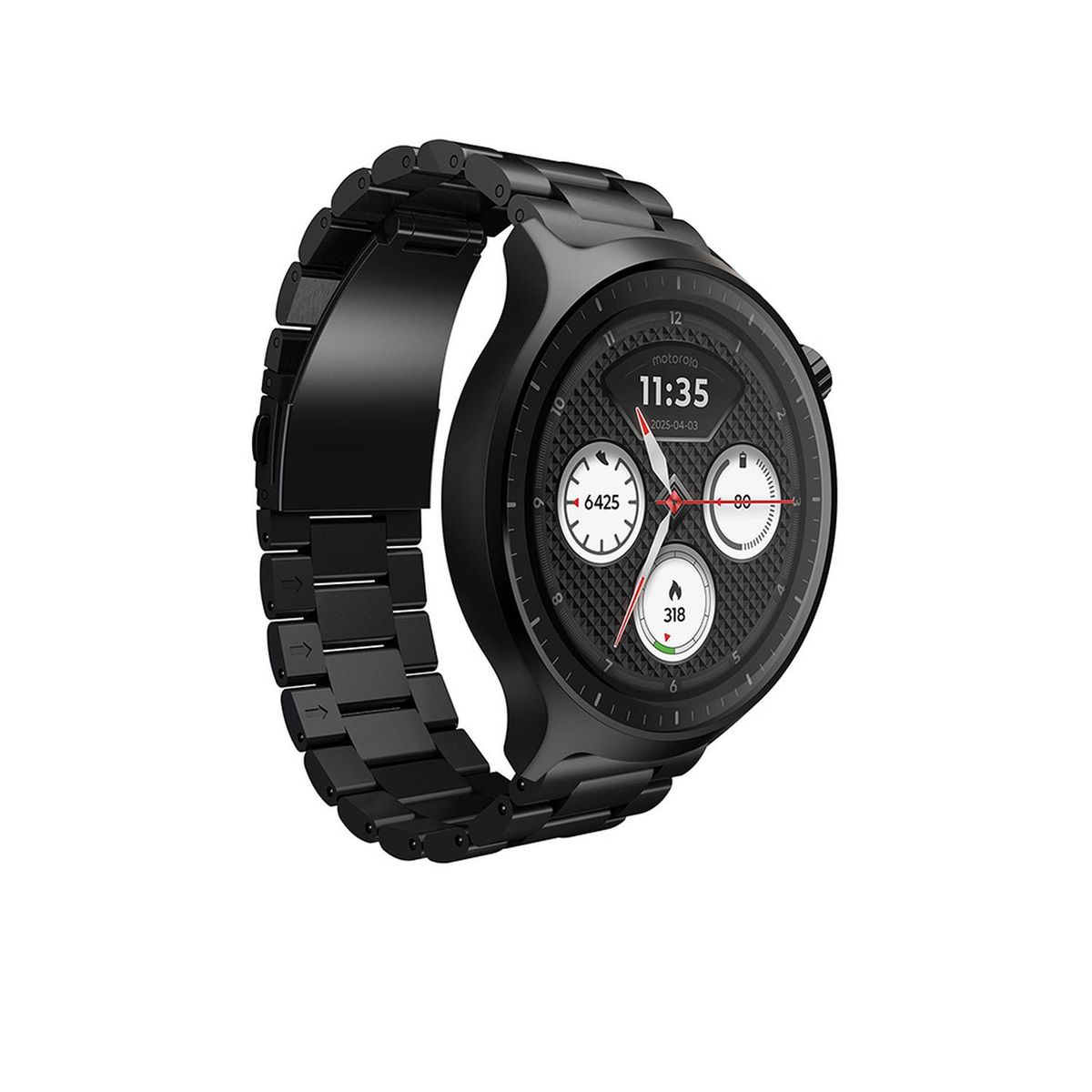 MOTOROLA - Motorola Moto watch negro metalico