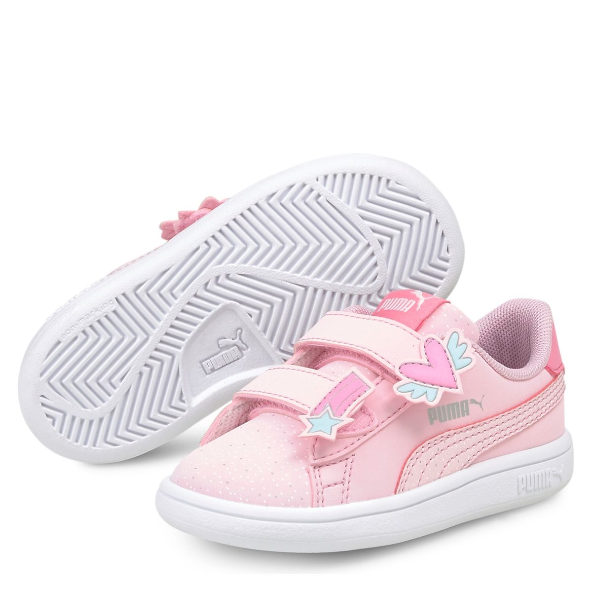 PUMA - Puma Smash V2 Unicorn Zapatilla Urbana Niña Rosada