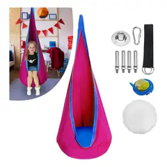 GENERICO - Columpio Sensorial Hamaca Niños Interior Y Exterio Con Cojín Color Fucsia