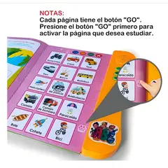 GENERICO - Libro Didáctico Interactivo Aprendizaje Bilingüe Para Bebés