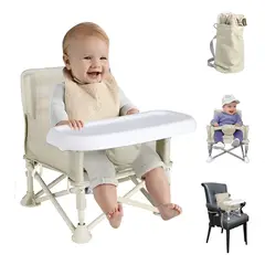 EVERSO - Asiento Elevador Portátil Comedor Plegable Para Bebé Y Niños