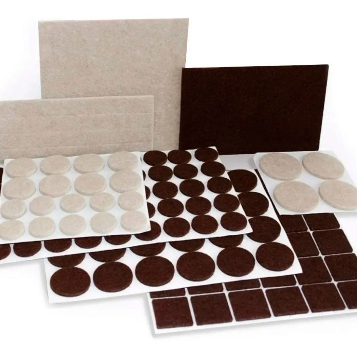 GENERICO - Set 133 Almohadilla Protectora Fieltro Sillas Mesas Muebles