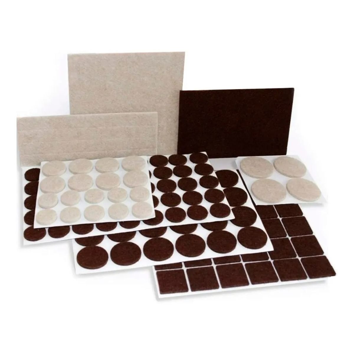 GENERICO - Set 133 Almohadilla Protectora Fieltro Sillas Mesas Muebles