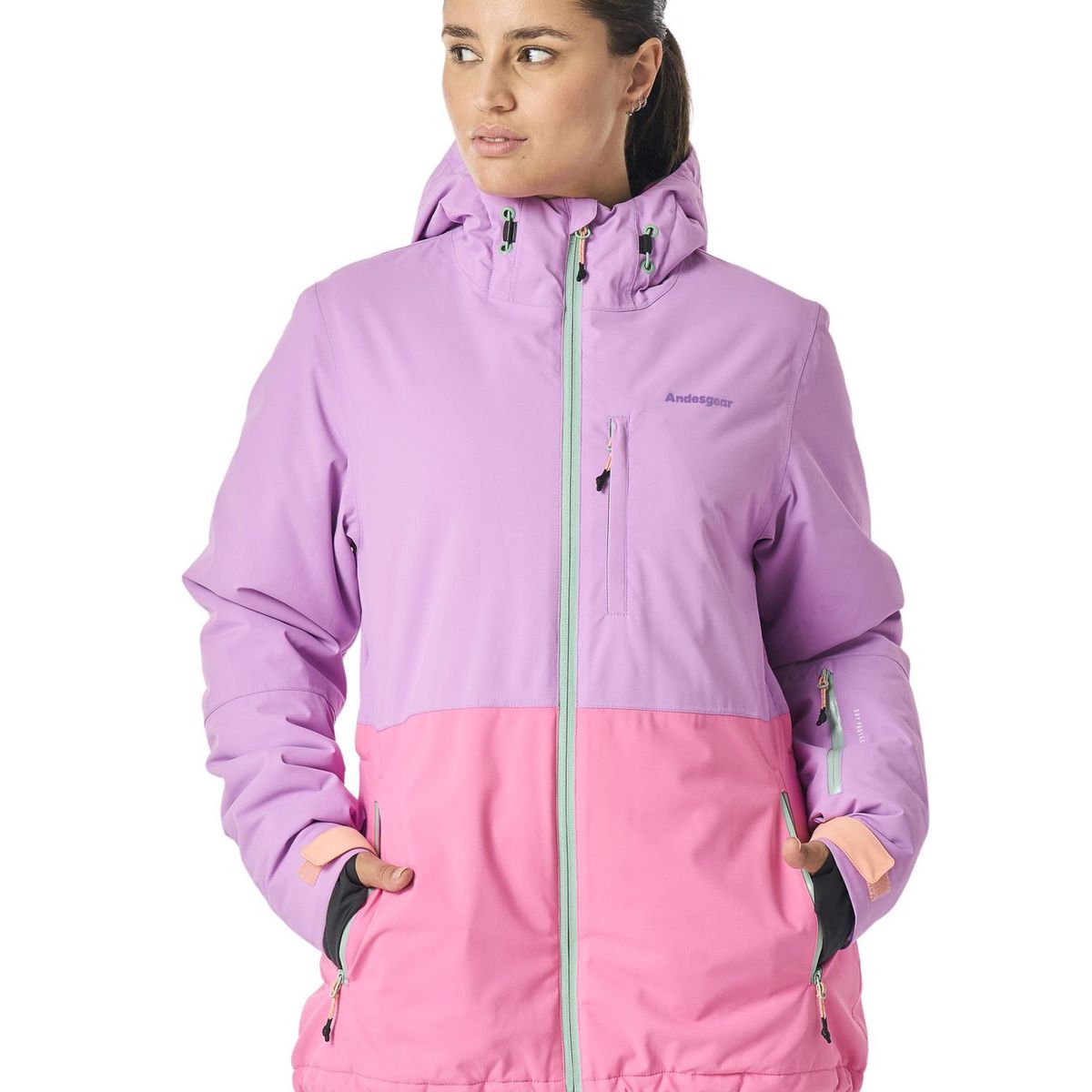 ANDESGEAR - Chaqueta Mujer Antillanca Rosa Andesgear