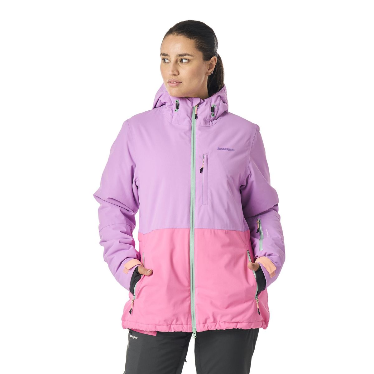 ANDESGEAR - Chaqueta Mujer Antillanca Rosa Andesgear