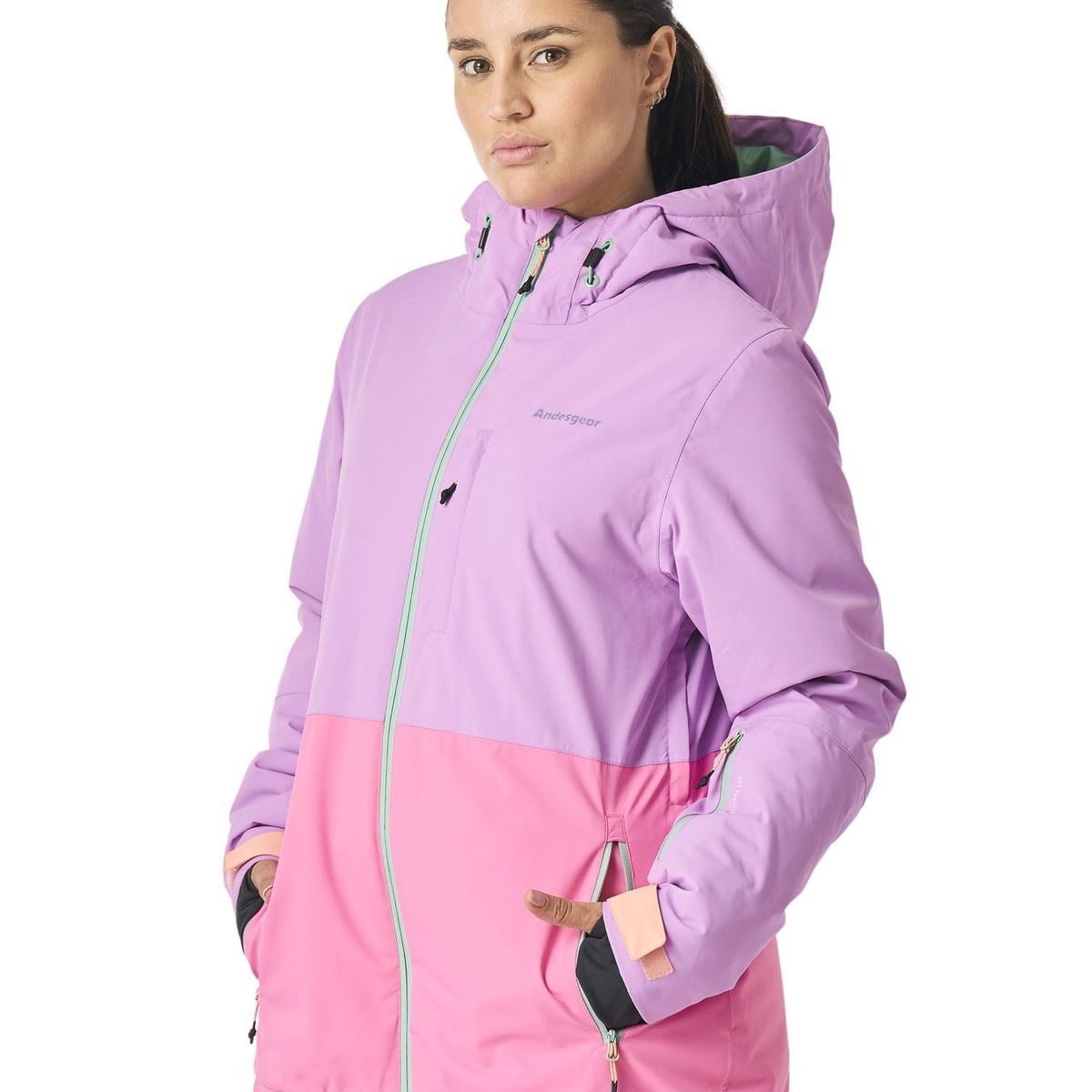 ANDESGEAR - Chaqueta Mujer Antillanca Rosa Andesgear