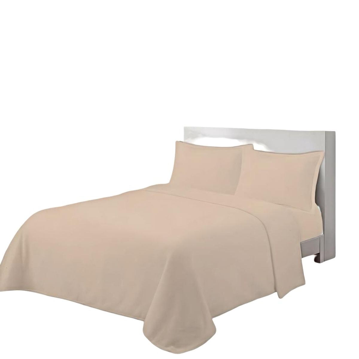 GENERICO - SABANA DE POLAR PLAZA Y MEDIA BEIGE
