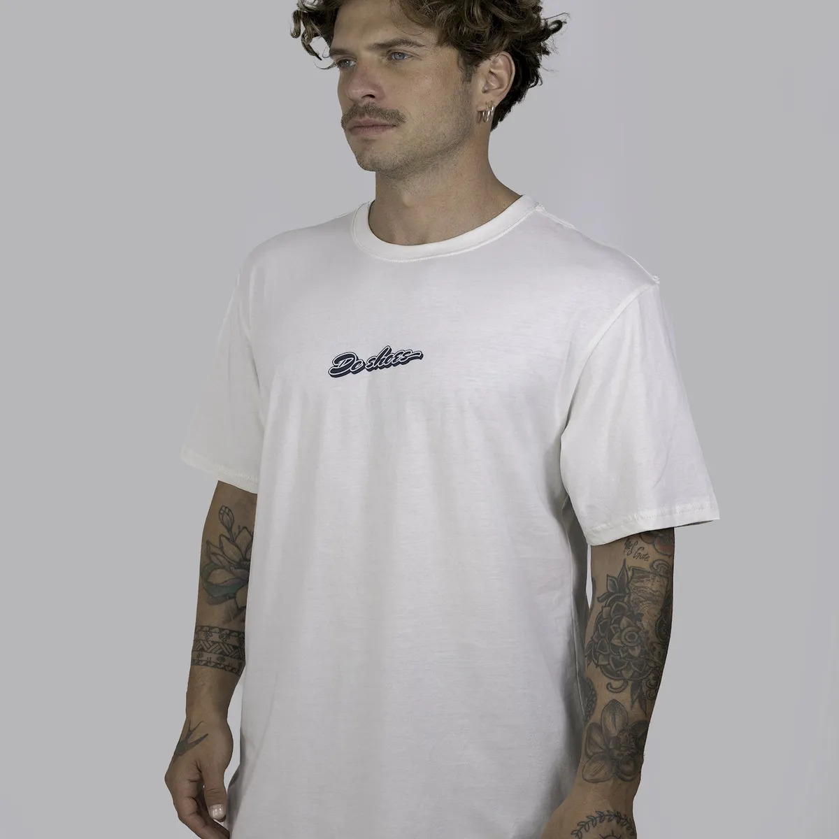 DC SHOES - Polera Hombre Melted Core Blanco DC