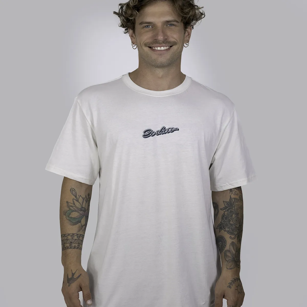 DC SHOES - Polera Hombre Melted Core Blanco DC