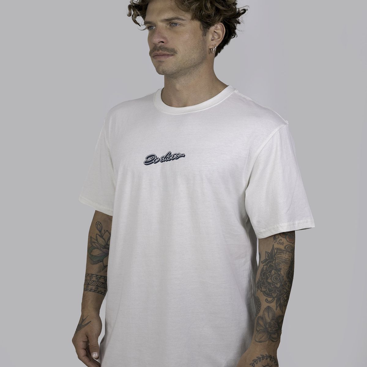 DC SHOES - Polera Hombre Melted Core Blanco DC